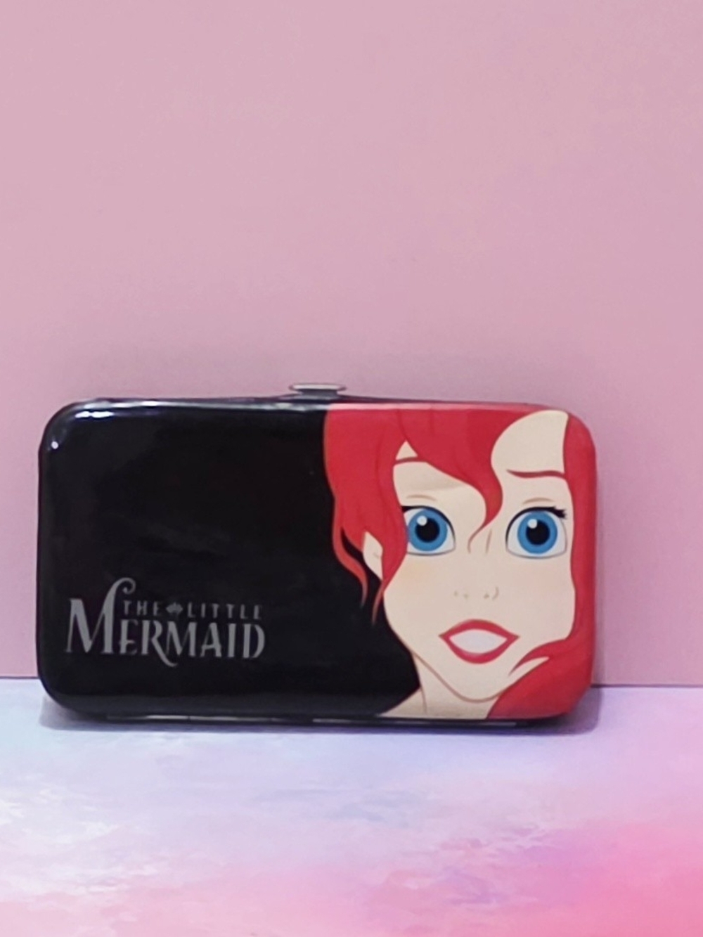 Pre-owned Loungefly Disney Ariel The Little Mermaid Phone Case Wristlet
